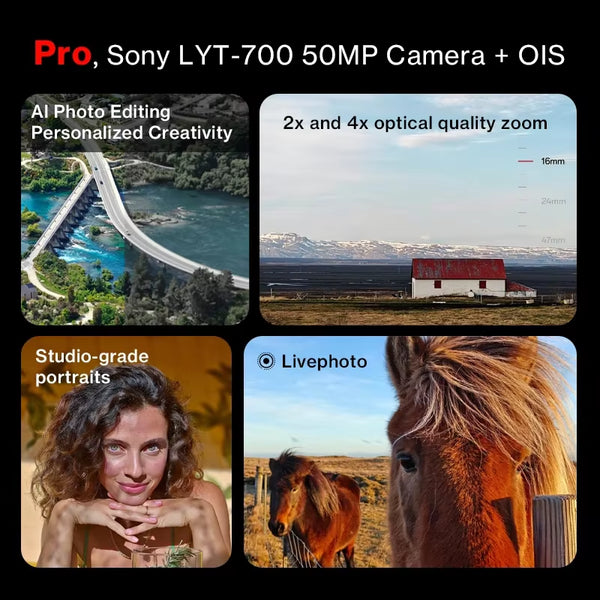 Global Version13R Smartphone Snapdragon 8 Gen 3 120Hz Display 6000Mah Battery 80W SUPERVOOC Bluetooth 5.4