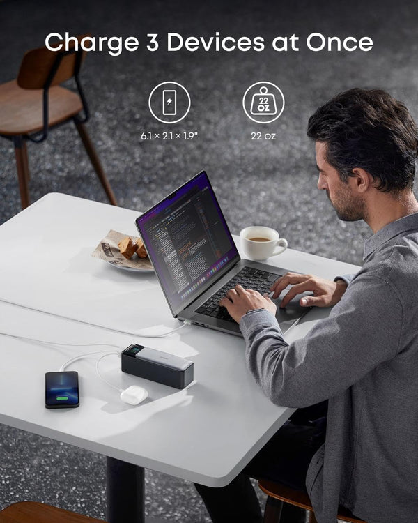 Anker 737 Power Bank 24,000mAh 140W 3-Port Laptop Portable Charger