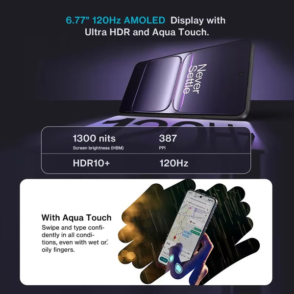 Nord CE 5 Global Version Smartphone 7100Mah Battery Mediatek Dimensity 8350 Apex 50MP Sony LYT-600 Camera