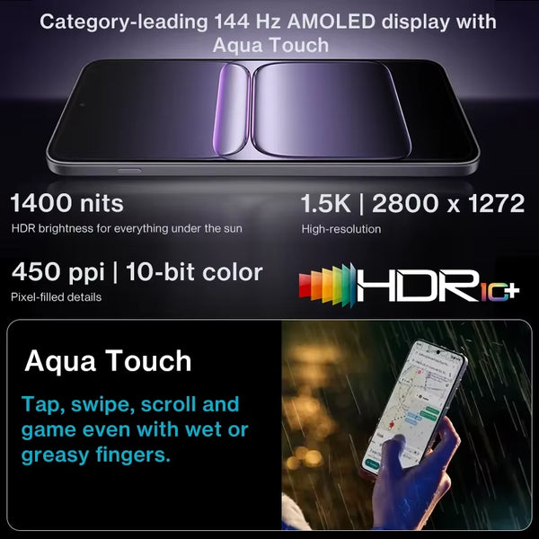 World PremiereNord 5 Global Version Smartphone 50MP LYT-700 Camera 1.5K AMOLED Display Snapdragon 8S Gen 3 Oxygenos 15