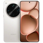 Oppo smartphone showing back and front design on a white background
